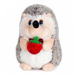 Мягкая игрушка – Ежик с Клубничкой, 19 см, звук (MaxiToys, MP-HH- B29090)